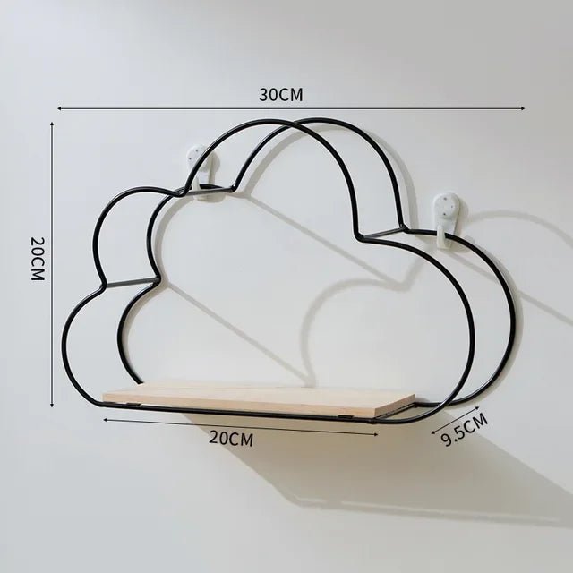 Étagère Murale - KidWallShelf™ - Noir - Le cocon des bébés
