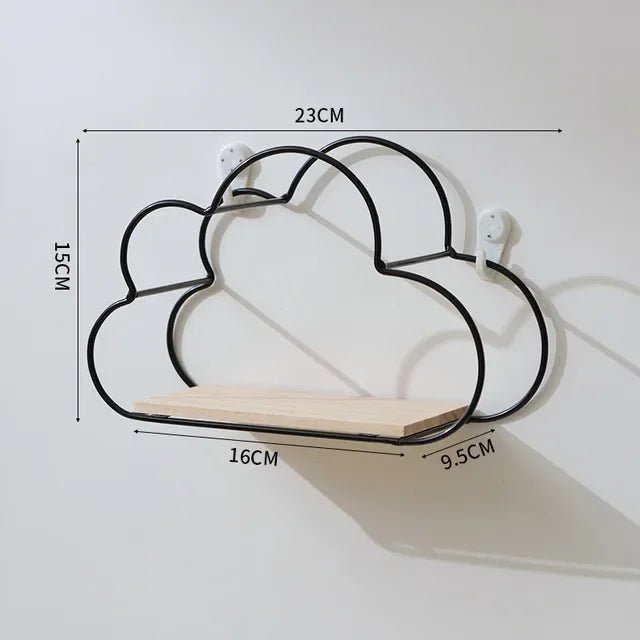 Étagère Murale - KidWallShelf™ - Noir - Le cocon des bébés
