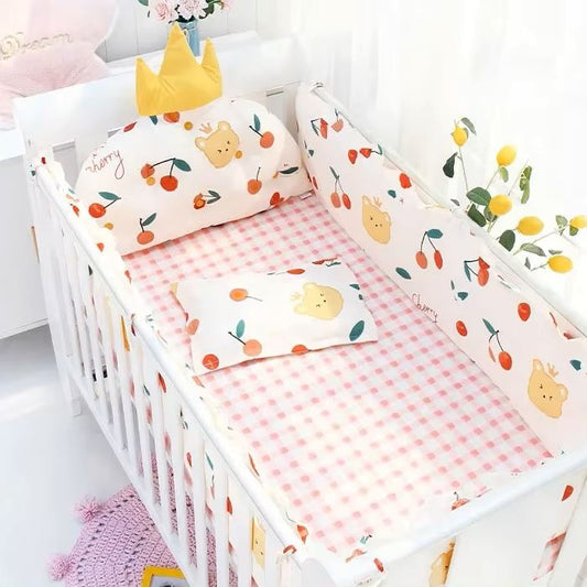 Linge de lit bebe - DouxSommeil™ - Cerises - Le cocon des bébés